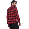 Ashford & Brooks Mens Flannel Button Down Plaid Long Sleeve Casual Shirt - Red Buffalo Check - Medium - 3 of 4
