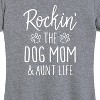 Women's - Instant Message - Rockin The Dog Mom and Aunt Life Short Sleeve Graphic T-Shirt - 2 of 4