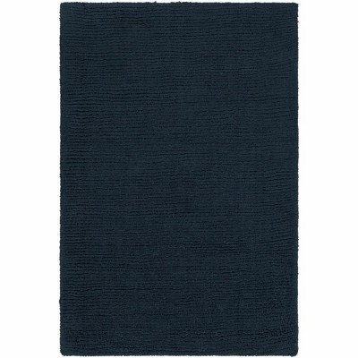 Mark & Day Rennes 2'x3' Rectangle Loomed Indoor Area Rugs Navy: Modern Wool, Stain-Resistant, Pet Friendly, Handmade