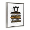 Stupell Industries Black Gold White Glam Bookstack, 17" x 21" - 3 of 4
