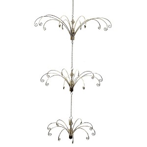 Kurt Adler 33-inch Metal Gold Ceiling Suspended Tree - 1 of 4