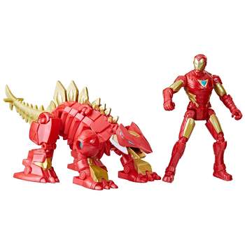 Marvel Mech Strike Mechasaurs Iron Man and Iron Stomper Action Figure Set - 2pk
