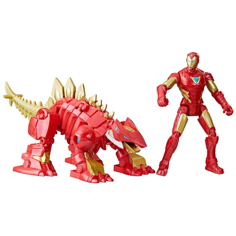 Marvel Mech Strike Mechasaurs Iron Man and Iron Stomper Action Figure Set - 2pk, 1 of 11