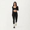 Anna-Kaci Active Women's High Waist Seamless Athletic Leggings with Stretch Fit and Contoured Design - 3 of 4