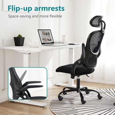 Xiyuyeu Adjustable Office Chair Ergonomic Computer Chair With Casters ...