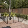 FURNIinspire Pet Crates and Houses Secure Portable Pet Fence, Pet Exercise Pen for Outdoor, for Outdoor Adventures Home Use, Black, 32"*32"*32" - 2 of 4