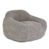 NicBex Teddy Fabric Bean Bag Chair with Memory Foam and Armrest,Giant Lazy Sofa Chair for Adults,Modern Lounge Chair for Living Room - 2 of 4