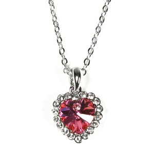 Forever Yours Heart Shaped Crystal Necklace - 1 of 4