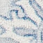 light blue/ivory