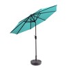 WestinTrends 9 Ft Outdoor Patio Market Umbrella with Black Round Base - 2 of 4