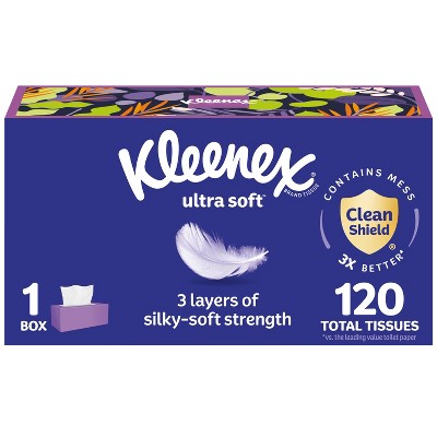 Kleenex Ultra Soft 3-Ply Facial Tissue