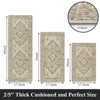 BAGOKIE 3 Pieces Anti Fatigue Kitchen Mats Non-Slip Kitchen Rug Set - 4 of 4