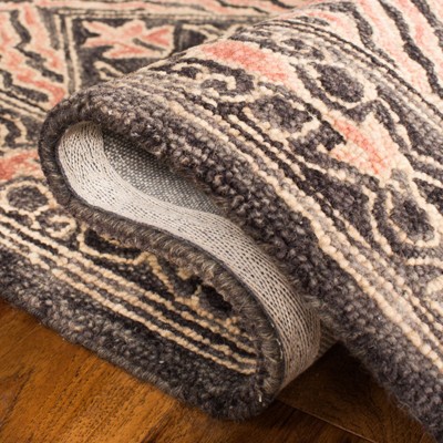 Trace TRC507 Hand Tufted Area Rug - Black/Red - 3'x5' - Safavieh.