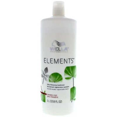Wella Elements Daily Renewing Conditioning (33.8 oz  / 1 LITER) - Original Formula Hair Conditioner | Paraben Free