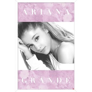 Trends International Ariana Grande - Floral Framed Wall Poster Prints - 1 of 4