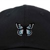 Dalix Butterfly Embroidered Cap Cotton Baseball Hat Garden Womens - 2 of 4
