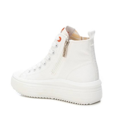 Женские кроссовки Refresh Shoes Refresh Women's High Top Canvas Sneakers with side zipper 172722 White 9 — фото 3