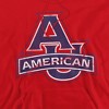 American University Official Distressed Primary Logo Adult Pull-Over Hoodie - 2 of 4