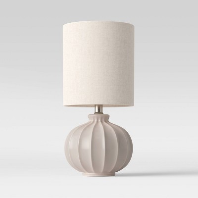 Medium Assembled Ceramic Table Lamp (Includes LED Light Bulb)Gray - Threshold™