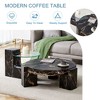 NicBex Marble Textured MDF Coffee Table with Side Table, Modern, Durable, Multi-Scene for Living Room Bedroom - 3 of 4