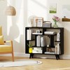 Geometric Bookcase with Anti-Tipping Kit and Storage Shelving Unit - 3 of 4