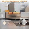 Itopfox Tower Surge Protector Power Strip with 8 AC Outlets & 4 USB Ports, 10ft Flat Extension Cord for Home Office Dorm - 2 of 4