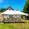 10x20 Pop Up Canopy Tent, for Parties with Roller Bag, with 6 Removable Sidewalls, Upgraded Thickened Legs, 6 Sand Bags - 2 of 4