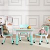 Kids Table and Chairs Set, Height Adjustable Desk for Ages 2-10, Arts & Crafts Table, Non-Slip Legs, for Classrooms Daycares - 3 of 4