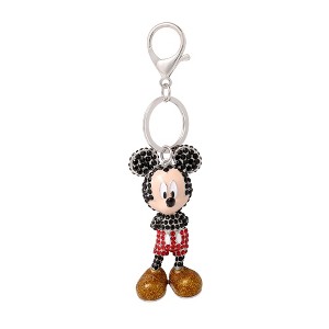 Disney Mickey Mouse Crystal Pavé Bag Charm Keychain – Officially Licensed - 1 of 4