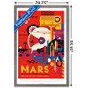 Trends International NASA - Mars Travel Poster Framed Wall Poster Prints - 3 of 4