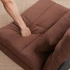 LIVAREEmlen Triple Fold Down Sofa Bed, Adjustable Floor Couch Sofa with One Pillow, 5 Reclining Position, Convertible Upholstered Guest Sleeper - 4 of 4