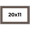 PosterPalooza | Ornate Black Picture Frame - UV Acrylic, Backing Board, Hanging Hardware Included - 2 of 4
