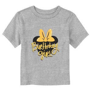 Minnie Mouse Birthday Girl Silhouette T-Shirt - 1 of 3