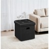 15" Ottoman with Storage, Folding Footstool, Storage Ottoman Bench, Cube Storage Chest Bedroom Bench with Storage 660 lb Load Capacity - 2 of 4