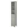 NicBex Freestanding Floor Tall Bathroom Storage Cabinet with Drawer & Adjustable Shelf, Multi-Use for Bathroom or Living Room - 2 of 4