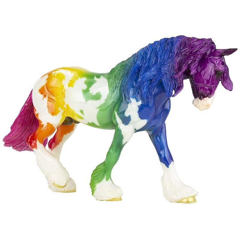 Breyer Animal Creations Breyer Traditional 1:9 Scale Model Horse | Equidae Rainbow Decorator, 1 of 4