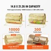VEVOR Raffle Drum,Holds 10000 Tickets or 300 Ping Pong Balls, Metal Lottery Spinning Drawing with Wooden Turning Handle - 4 of 4