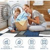 Machine Washable Area Rug Modern Geometric Low Pile Non Slip Non Shedding Indoor Carpet for Living Room Bedroom Office - 4 of 4