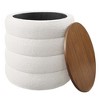 Modway Mezzo Round Boucle Fabric Storage Ottoman - 2 of 4