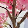 5/6ft Tall Cherry Blossom Artificial Tree,Aritifical Pink Flower Tree with Plastic Nursery Pot,Artificial Plants for Home Office Indoor Decor - 3 of 4