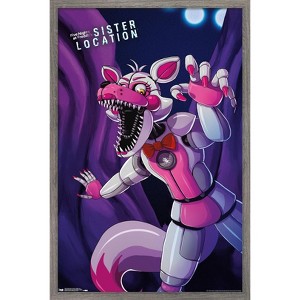 Trends International Five Nights at Freddy's: Sister Location - Funtime Foxy Framed Wall Poster Prints - 1 of 4