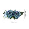 Unique Bargains Women's Styling Simulated Flowers Hair Clips Comb 1 Pc - 2 of 4