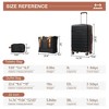 Lightweight Expandable ABS Hardshell Suitcase with TSA Lock, Spinner Wheels, and Telescopic Handle, Hardside Luggage for Men Women - 2 of 4