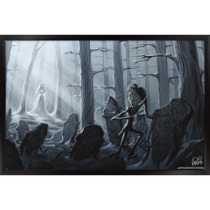 Trends International Tim Burton's The Corpse Bride - Victor In The Woods Framed Wall Poster Prints - 1 of 4