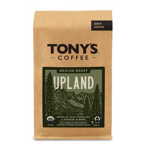 Tony's Coffee Upland Medium Roast Ground Coffee - 12oz - 1 of 4