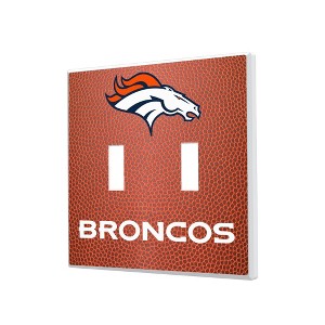 NFL AFC Teams Football Hidden-Screw Light Switch Plate for Double Toggle - 1 of 4