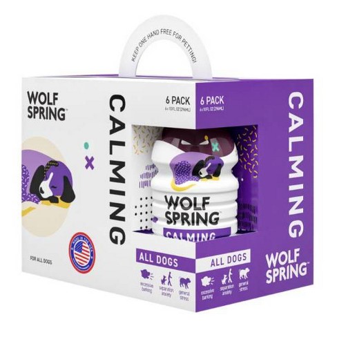 Wolf Spring Calming Food Topper 12 Pack - Dog Anxiety Relief - Calming Treats for Dogs - Natural Food Topper Dog Calming Treats for Anxiety - Reduce