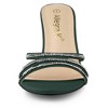 Allegra K Women's Rhinestone Strappy Heel Mules - 2 of 4