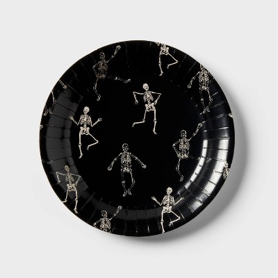 20ct Halloween Dancing Skeleton Dinner Plate - Spritz™