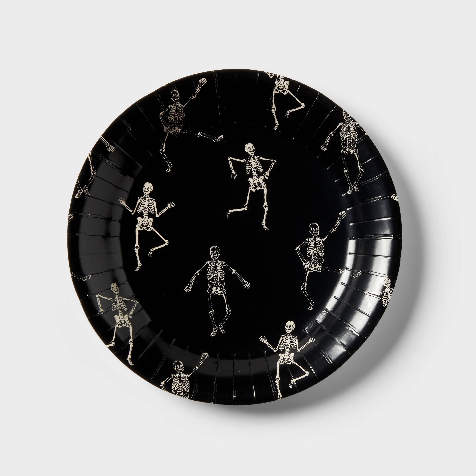 20ct Halloween Dancing Skeleton Dinner Plate - Spritz™